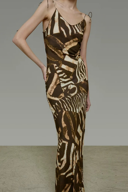 French Spaghetti Strap Dress