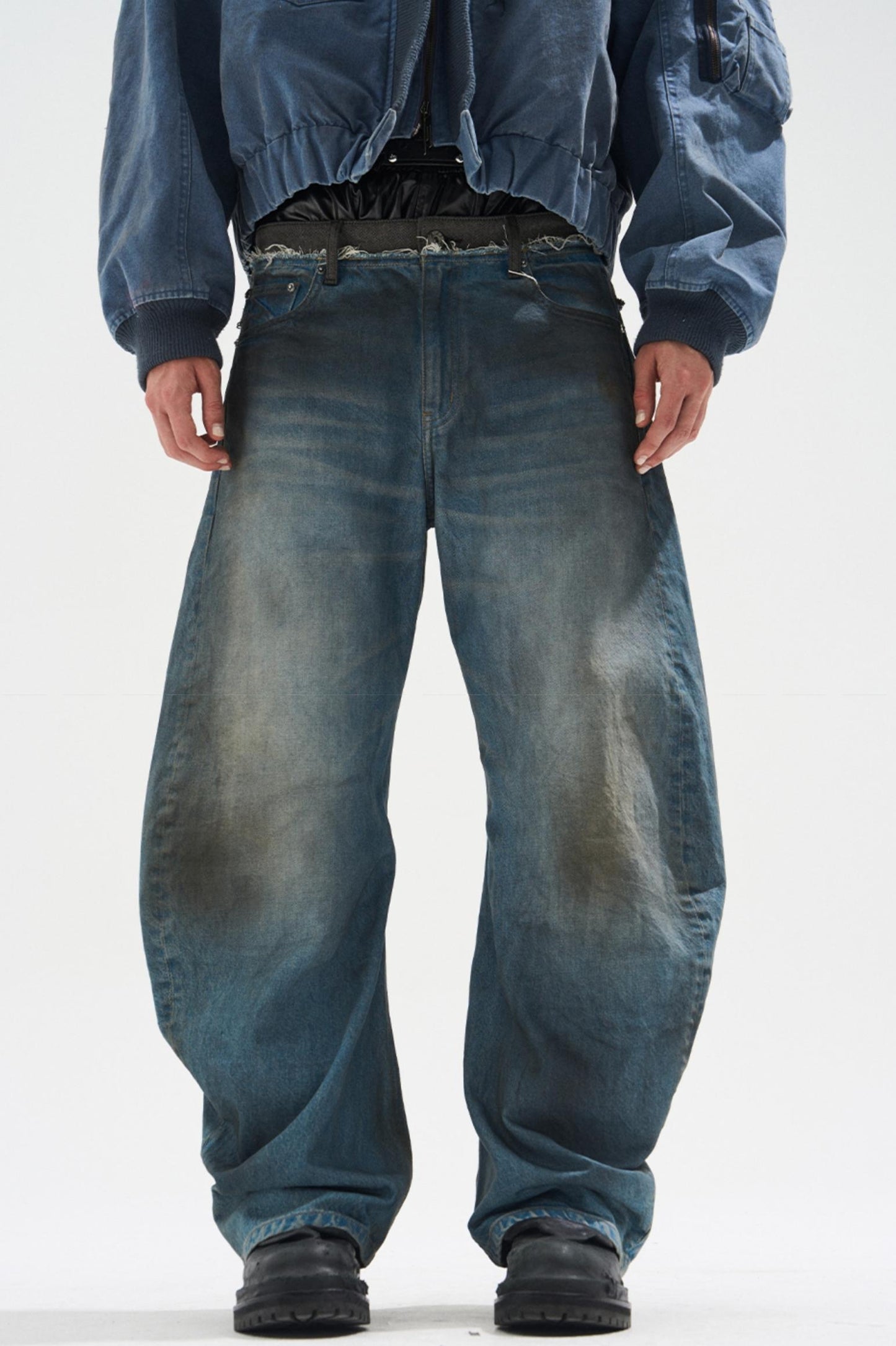 Scimitar Denim Trousers