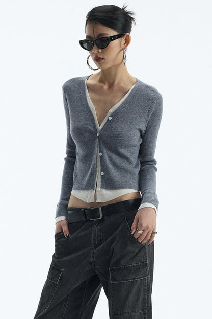 Wool Contrast Tops