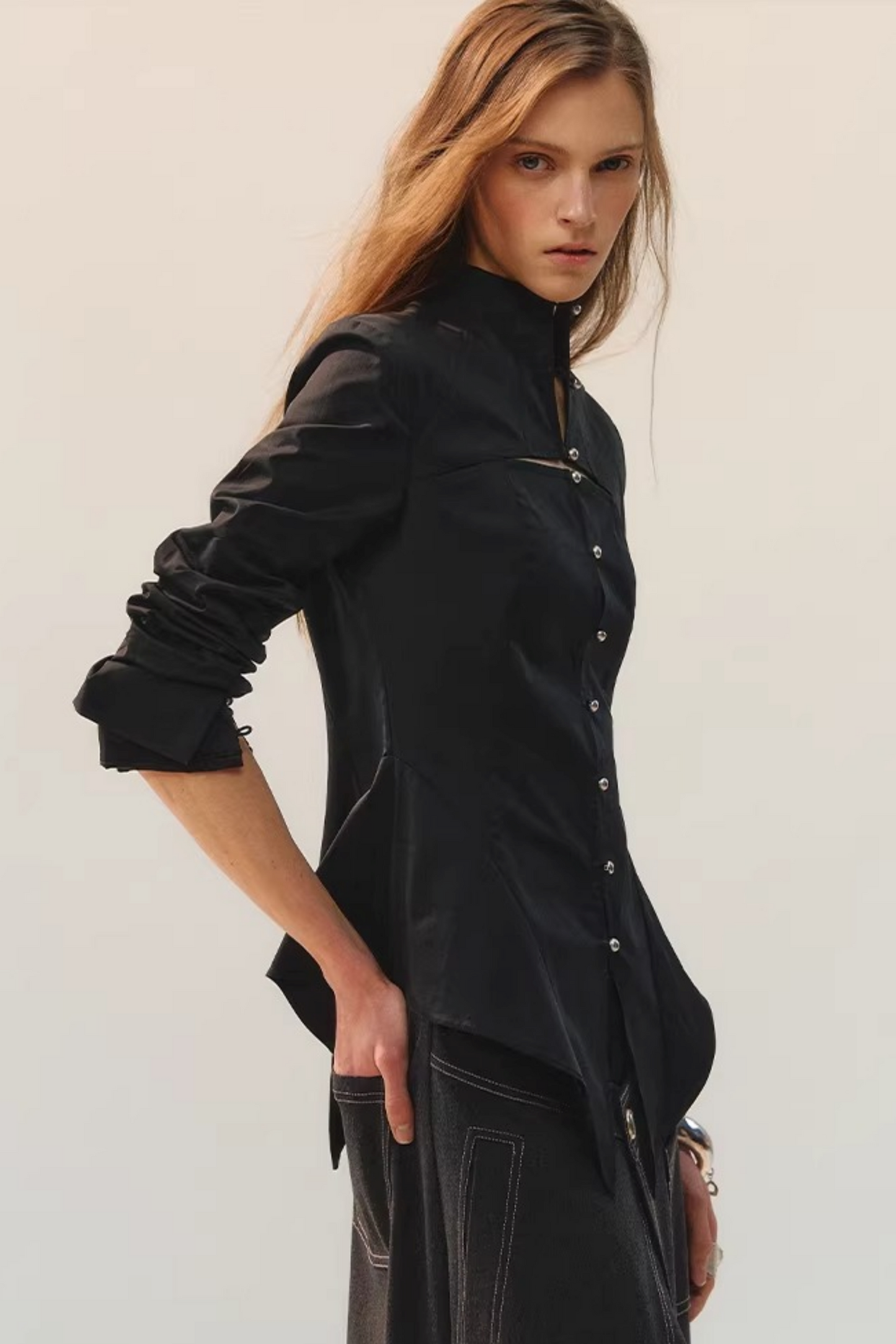 Night Wave Dekonstruierte Bluse