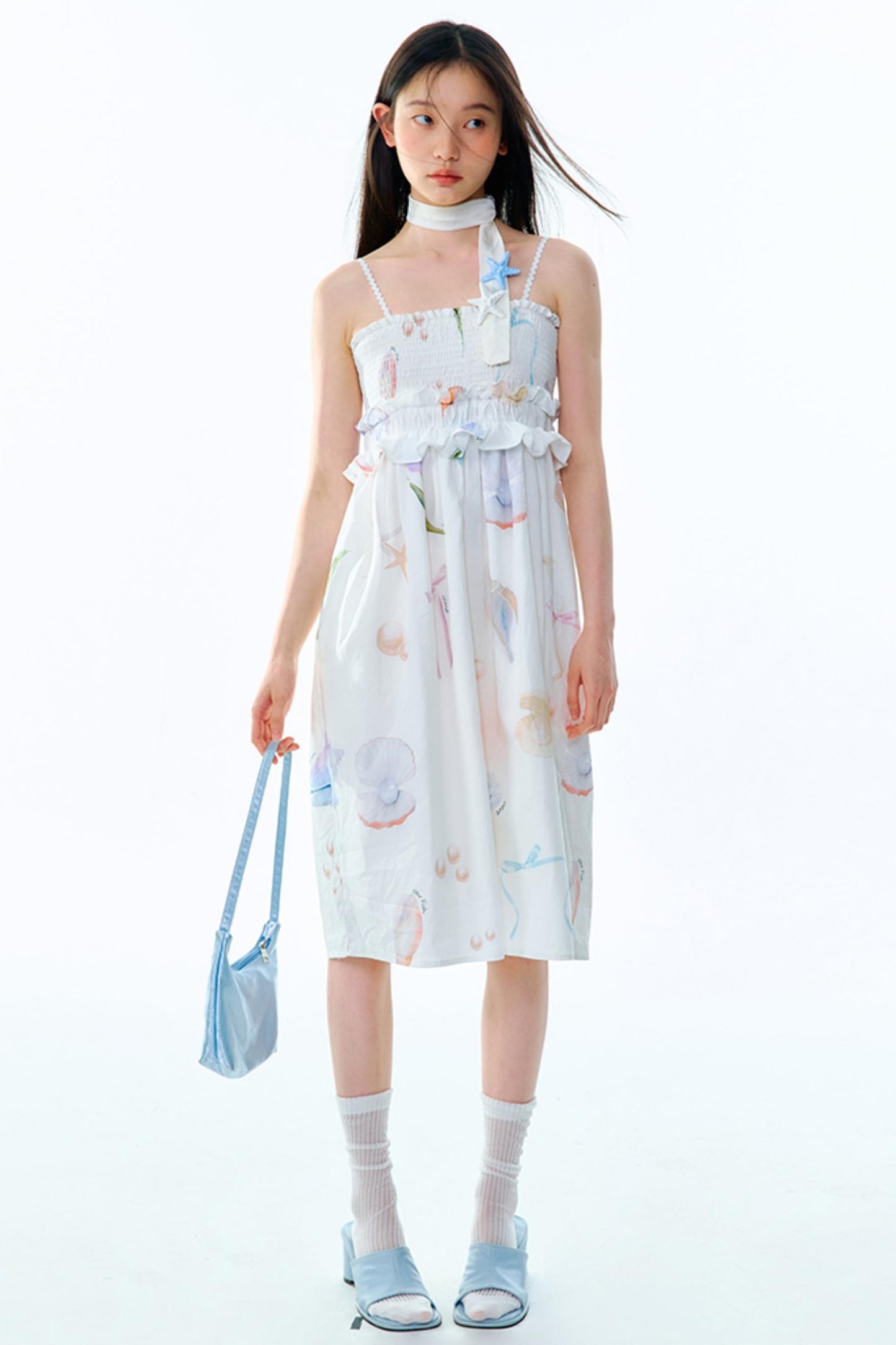 Chic Sea Bustier Skirt