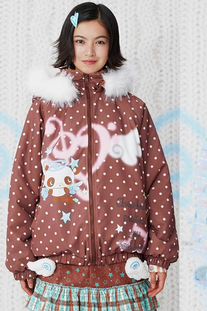 Angel Dessert Hooded Cotton Jacket