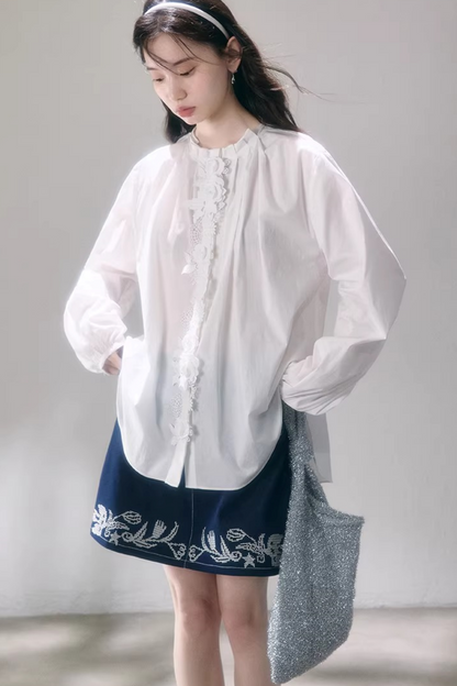 Jasmine Floral Lace Blouse