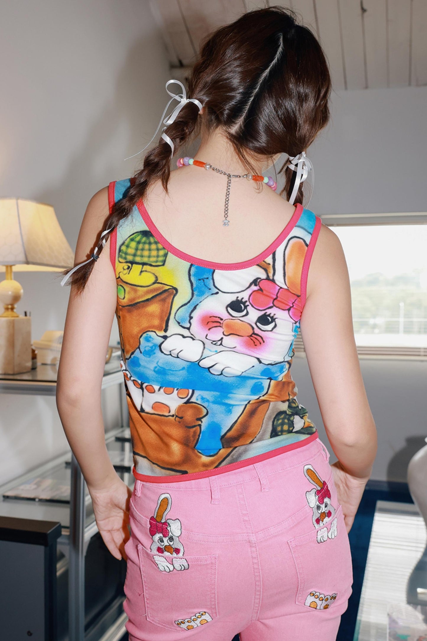 Summer Peach Heart Top