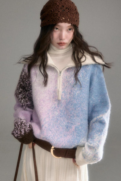 Gradient Wool Blend Winter Set-Up