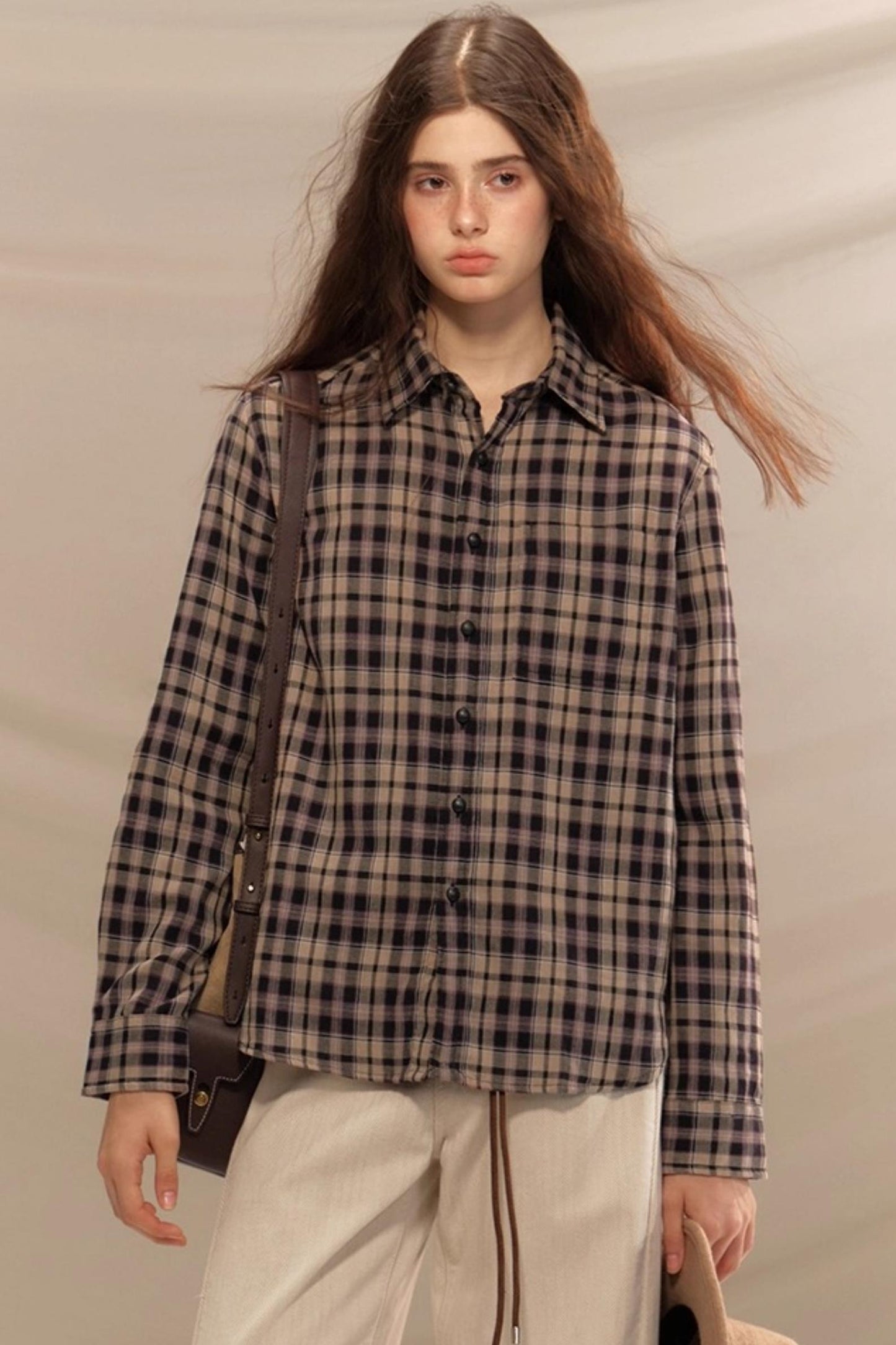 Layered Plaid Shirt