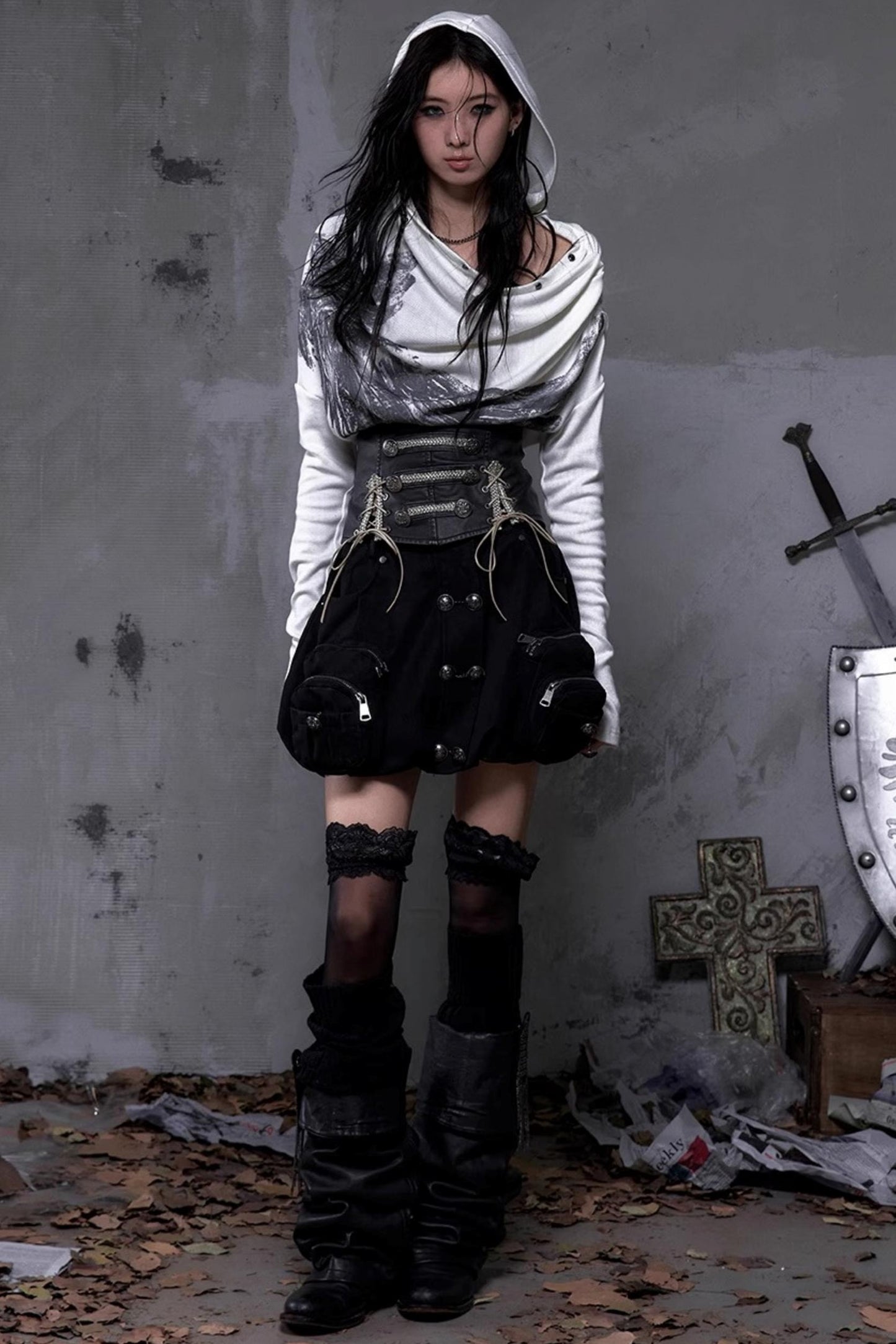 Vintage Knight Leather Waist Seal