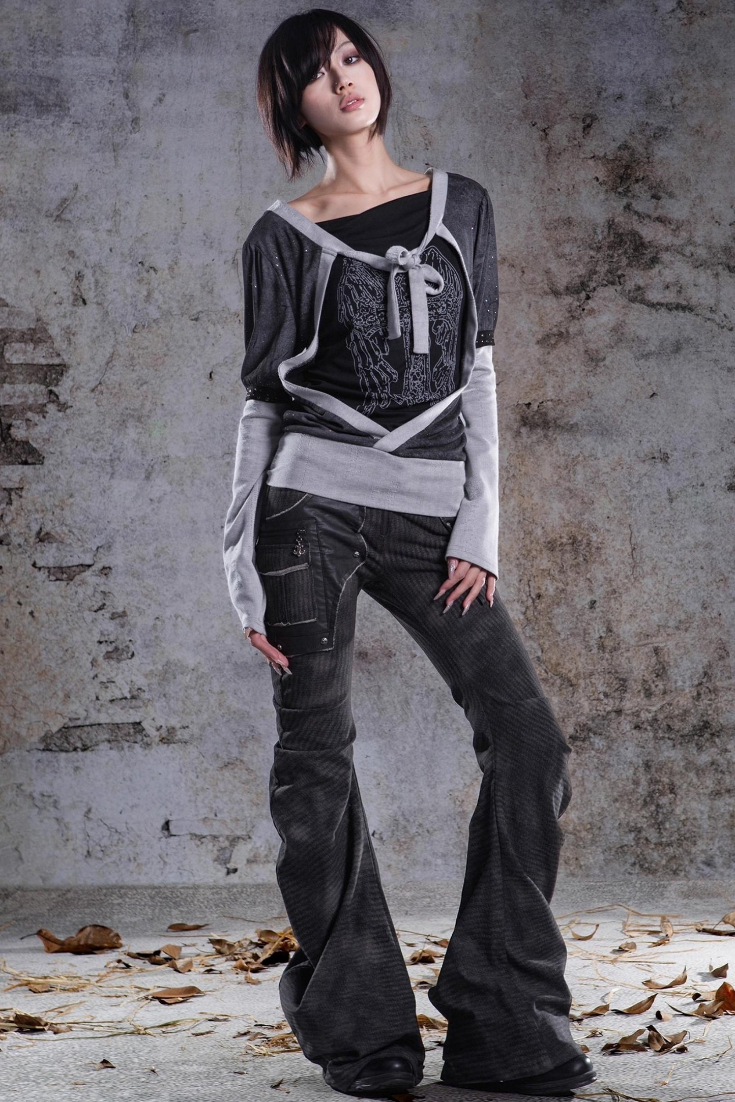 Original V-Neck Knitted Top