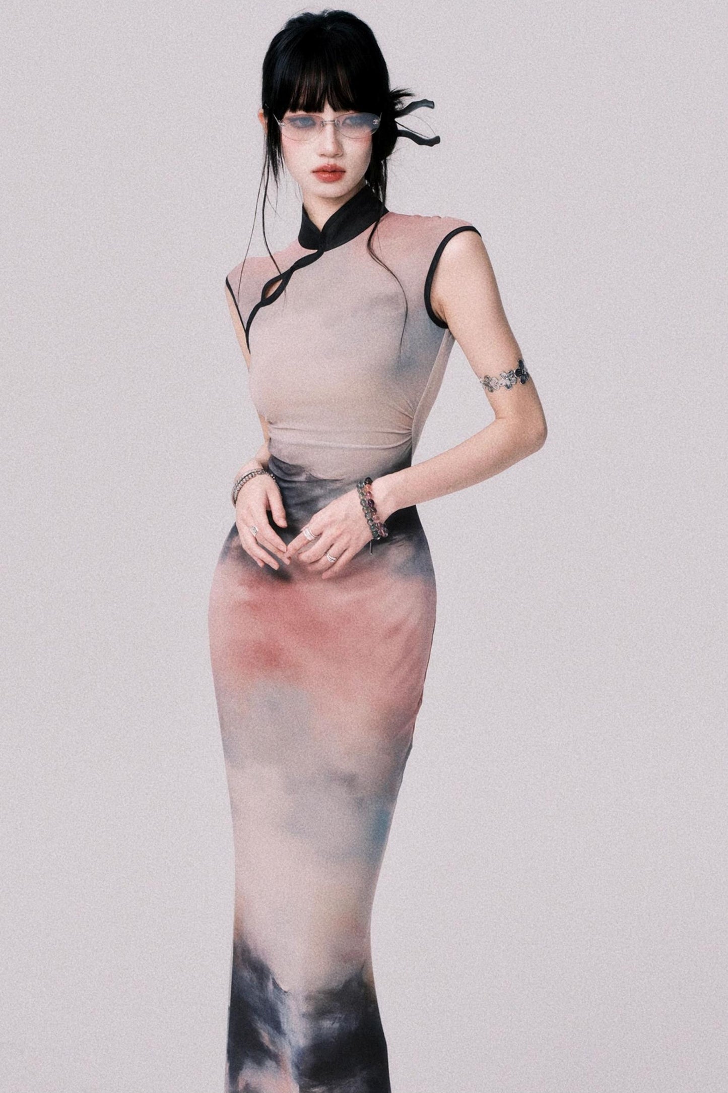 Sunset Cheongsam Dress