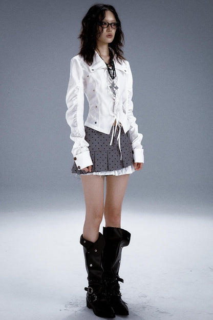 Spring Silhouette White Shirt