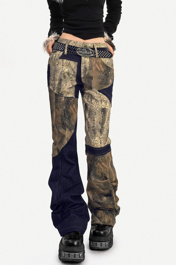 Rebellious Retro Flared Pants