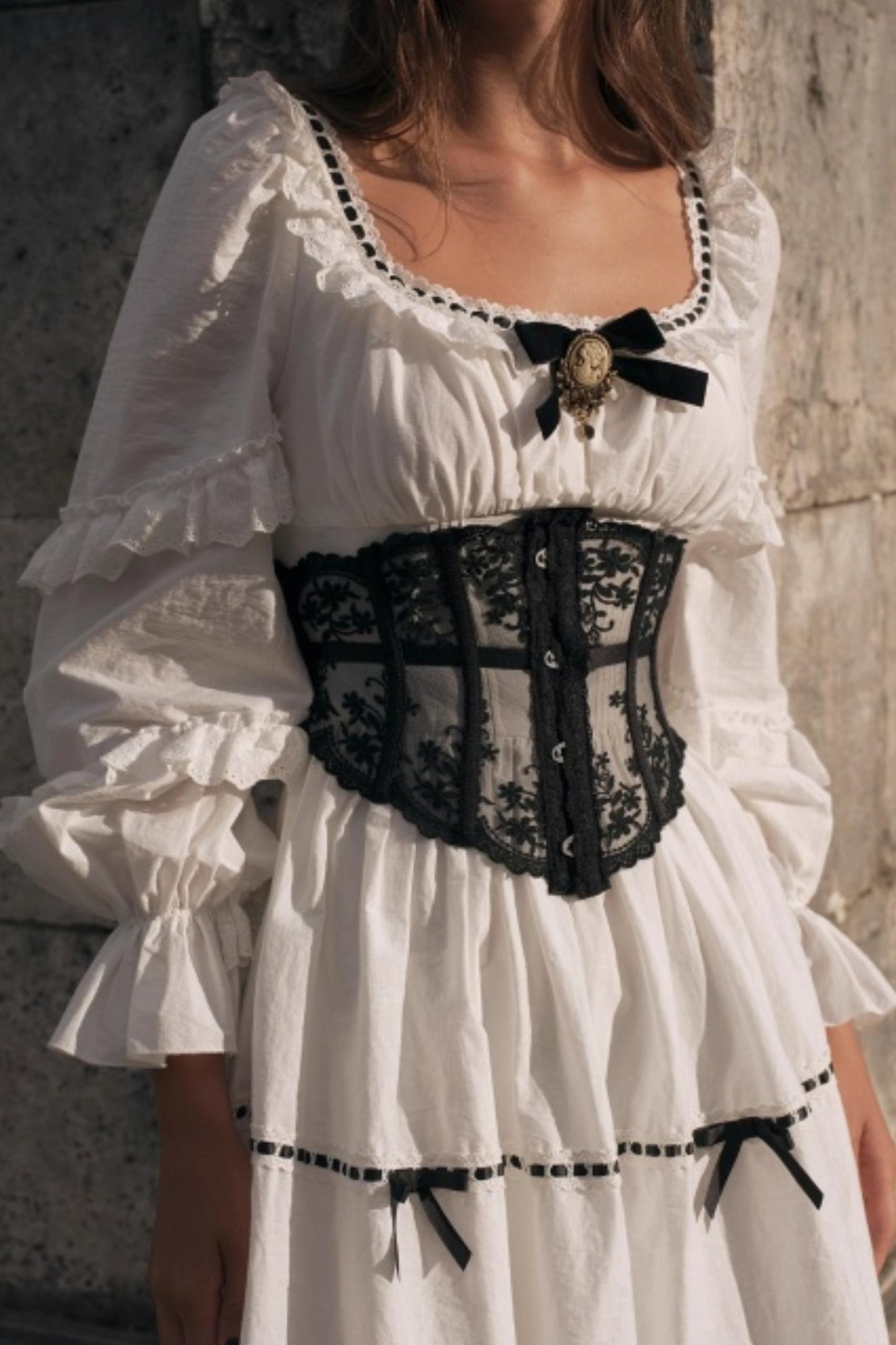 Lace Ghost Ode Dress Set-Up