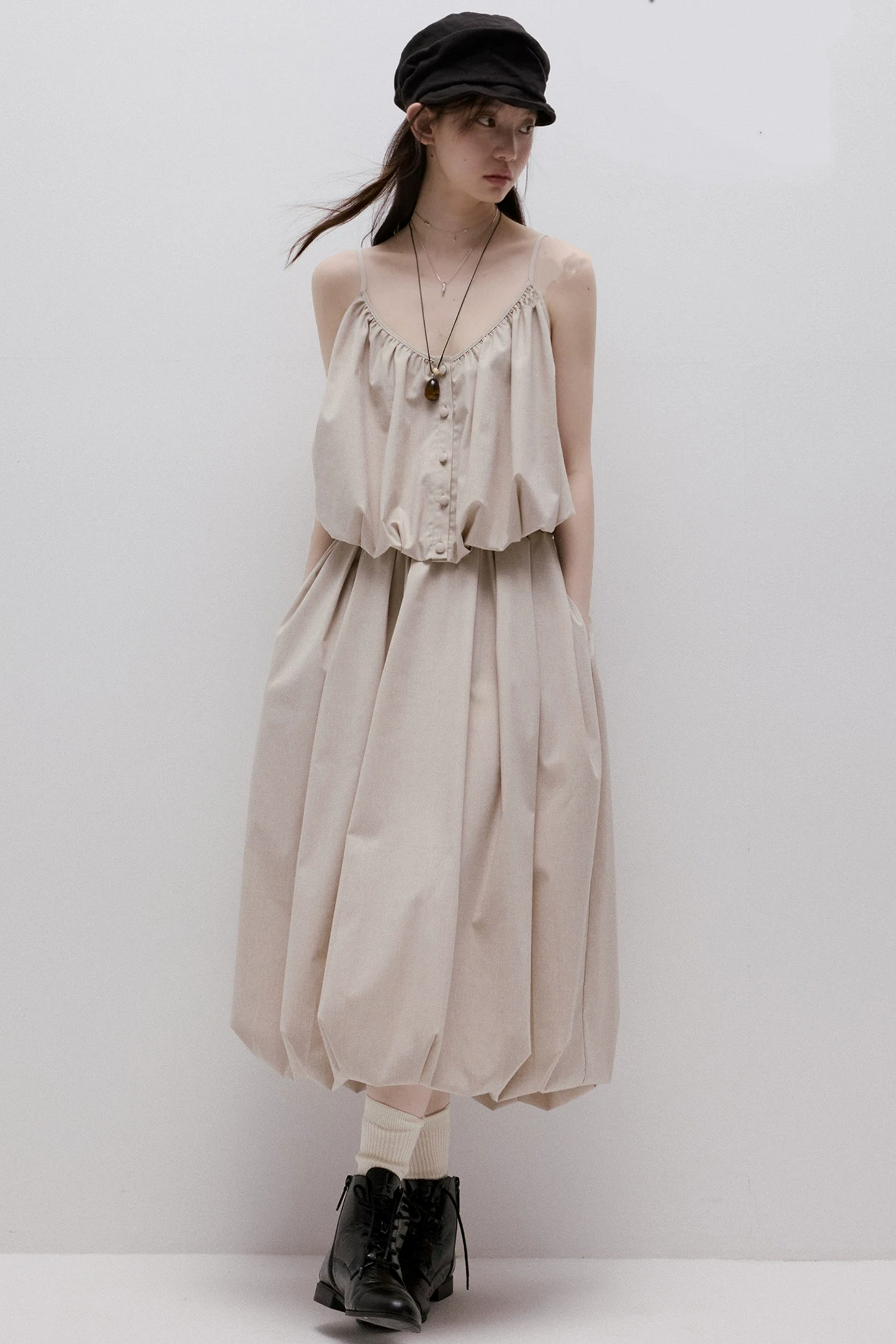 Linen Puff Volume Top