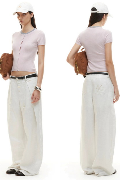 Sheep Wool Color-Block Top