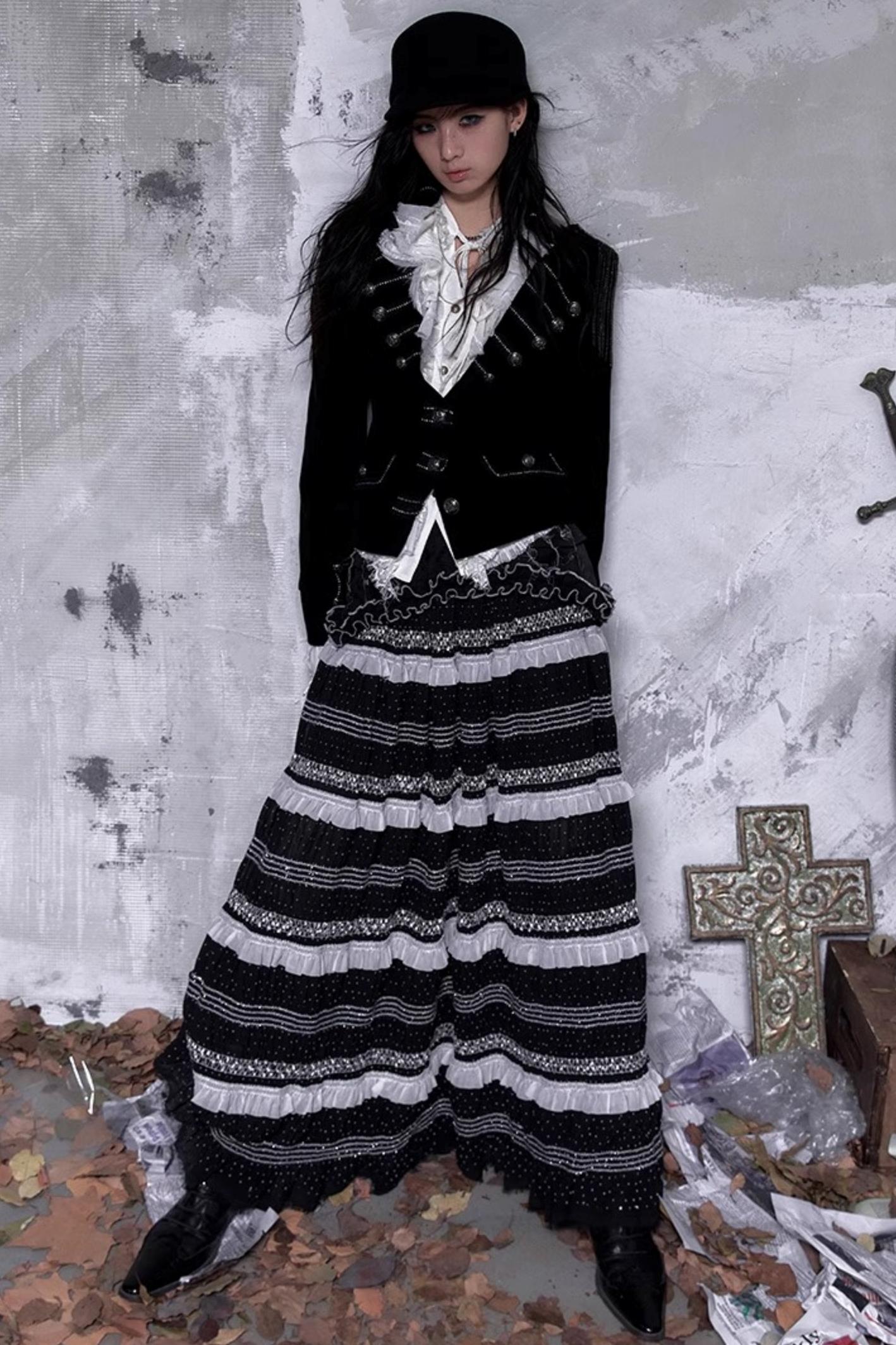 Rock Daughter Lace A-Line Skirt