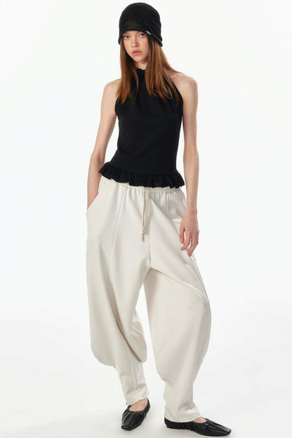Lantern Cut Jogger Pants