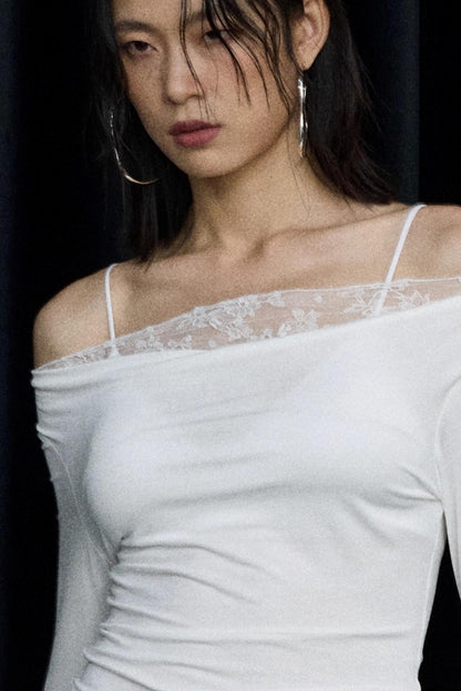 Patchwork Lace Swing Top