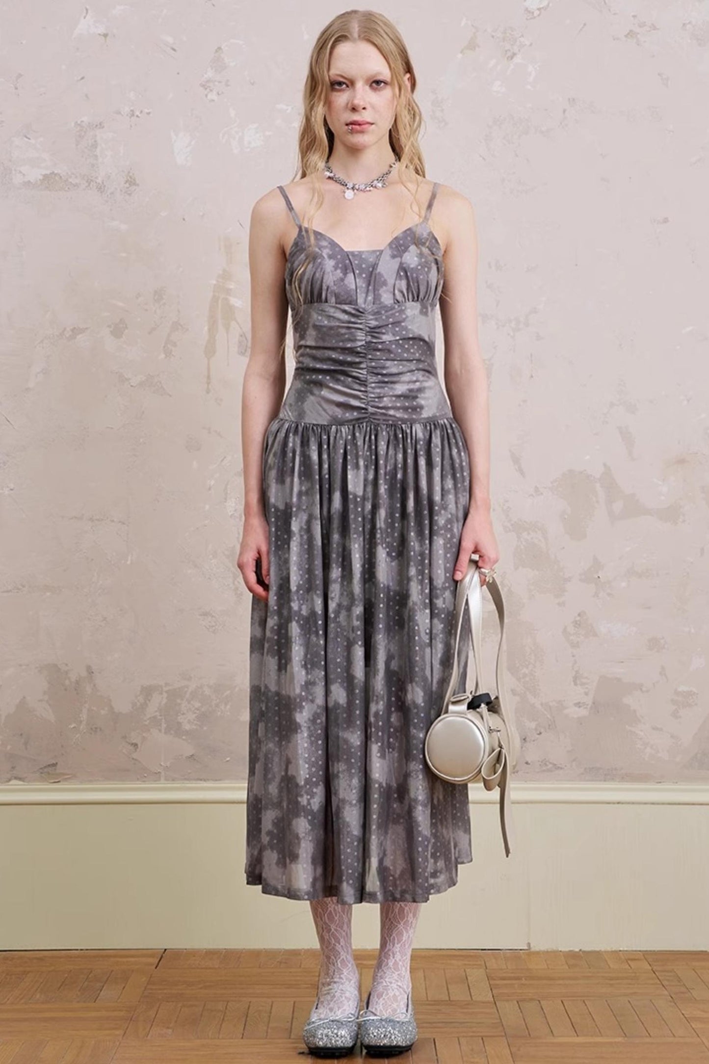 Polka Dot Maxi Dress