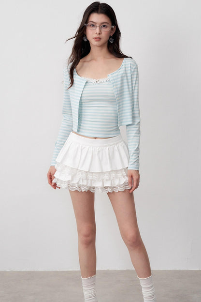 Classic Layered Style Jacket Set