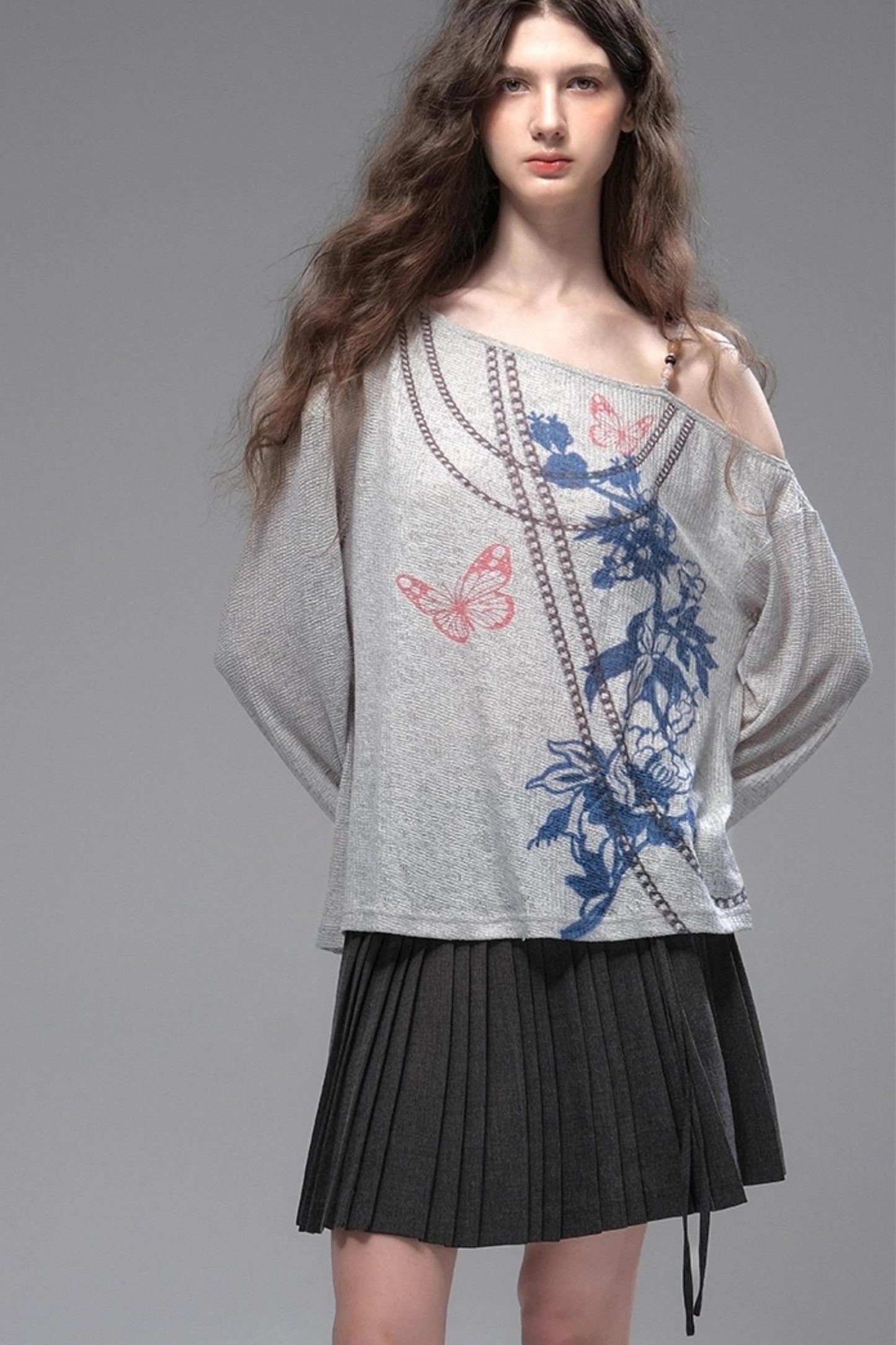 Distressed Long T-Shirt