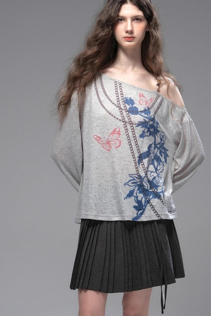 Distressed Long T-Shirt