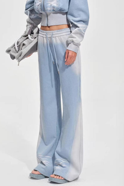 Ausgestellte Baumwollhose im Equestrian-Stil
