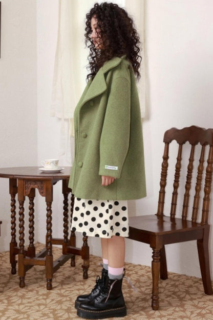 Green Manor Woolen Coat