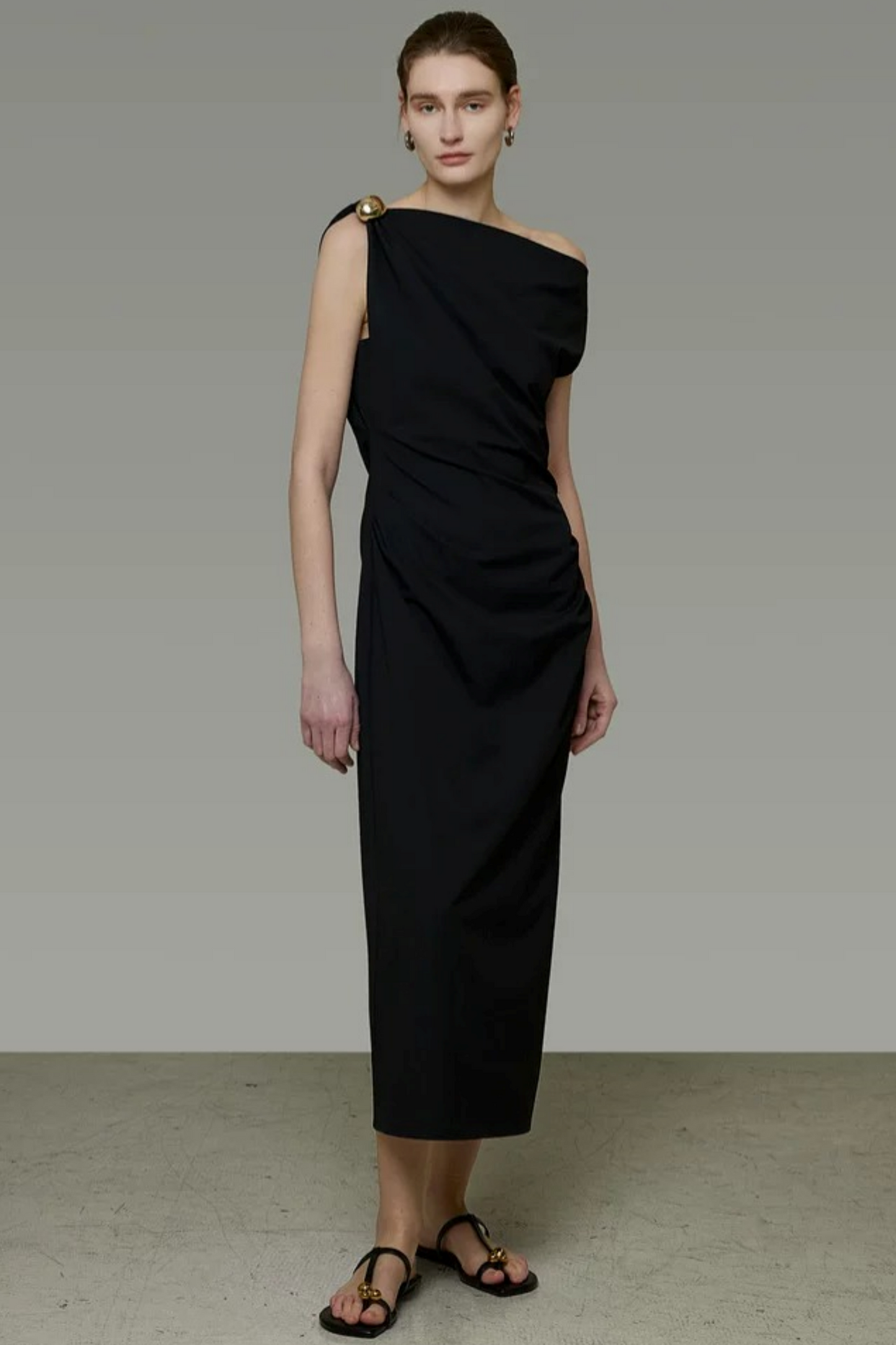 Unspoken Black Off-Shoulder Dress