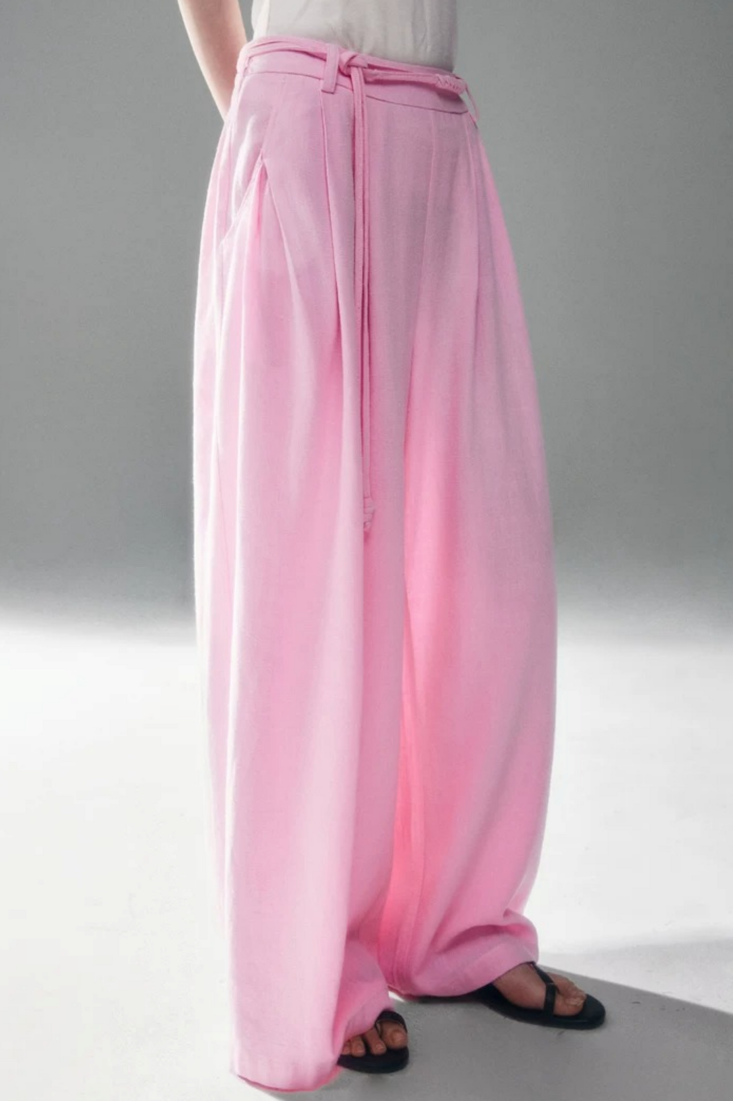 Breathable Linen Blend Pants