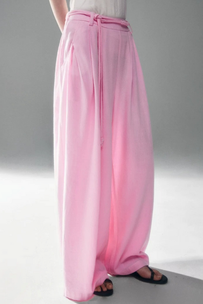 Breathable Linen Blend Pants