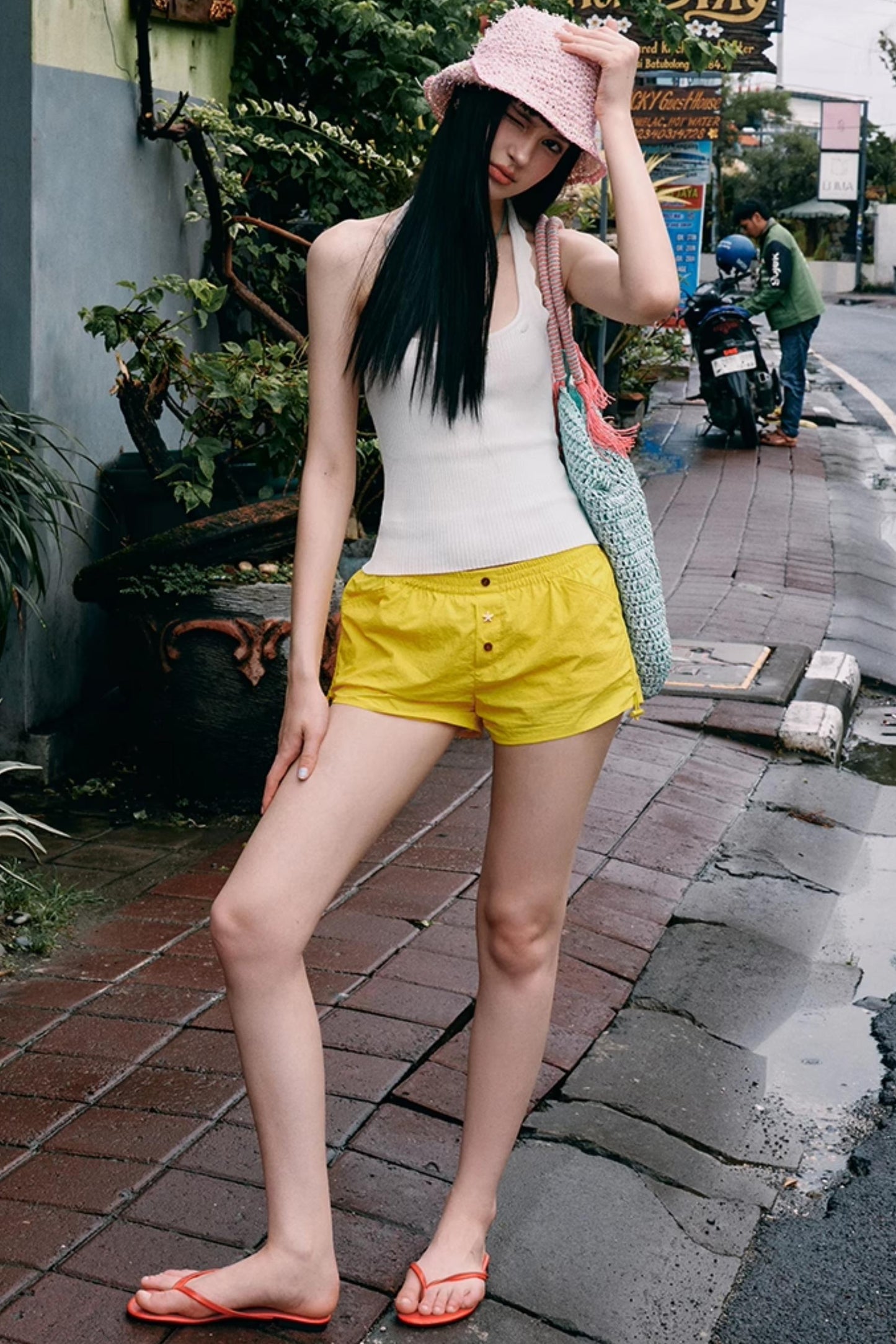 Summer Shell Halter Top