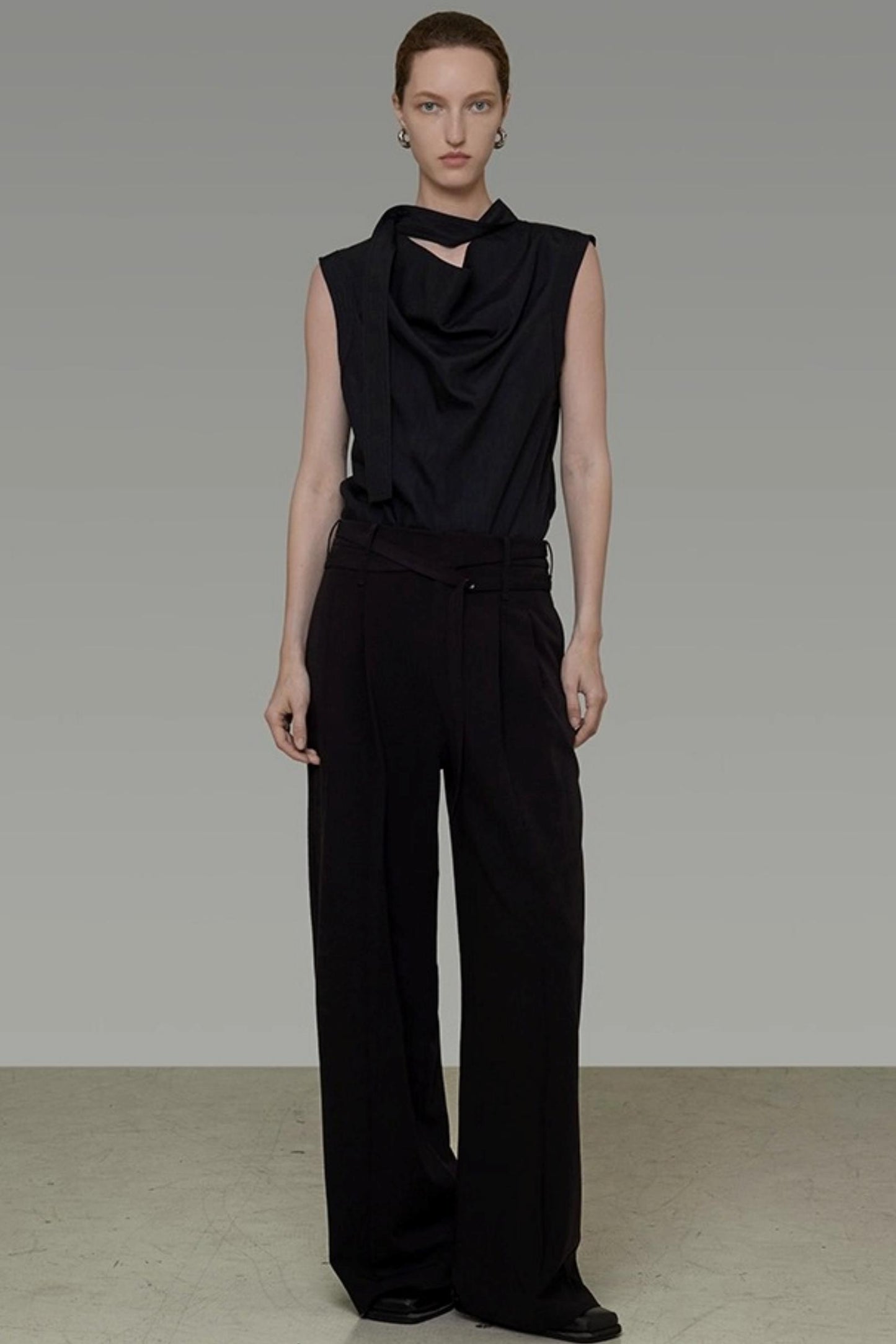 Summer Draped Flutter Top