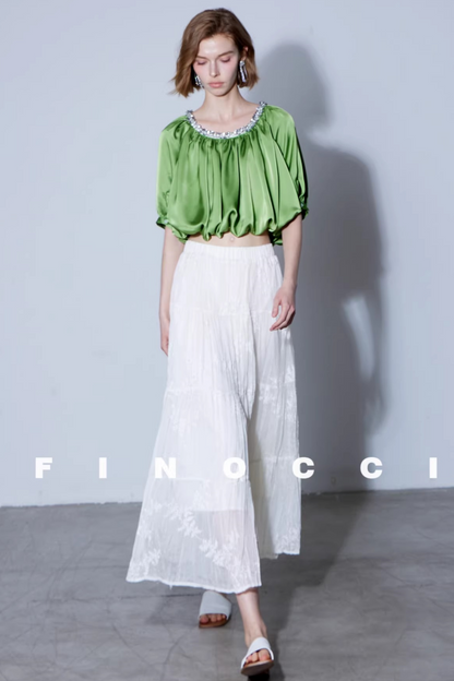 Romantic Lace A-Line Skirt