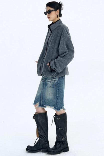 Seagull Gray Fleece Jacket