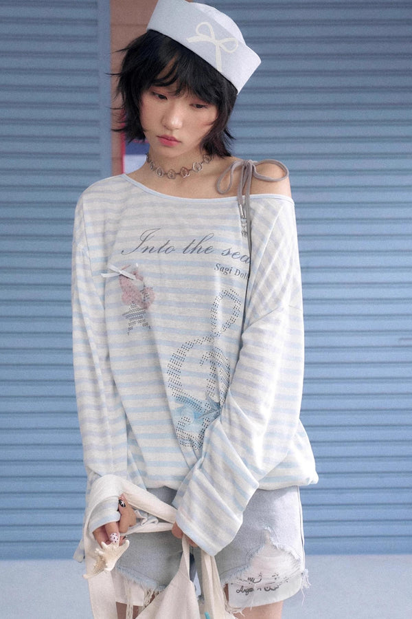 Ocean Striped Summer Smock Set-Up