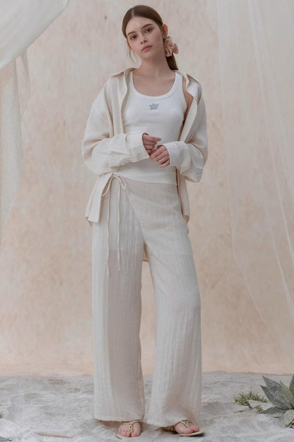 Evening Linen Blend Shirt