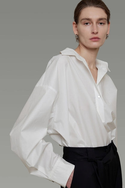 Autumn  High-End V-Neck Shirt