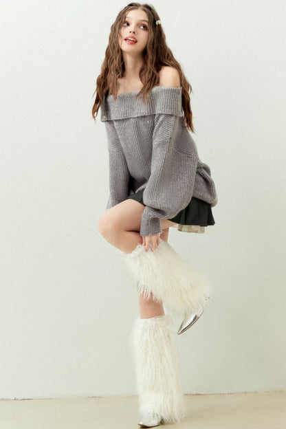 High-Waisted A-Line Pleated Skirt