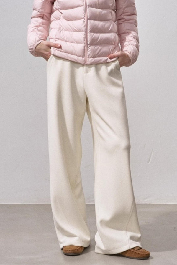 Wool Blend Scimitar Pants