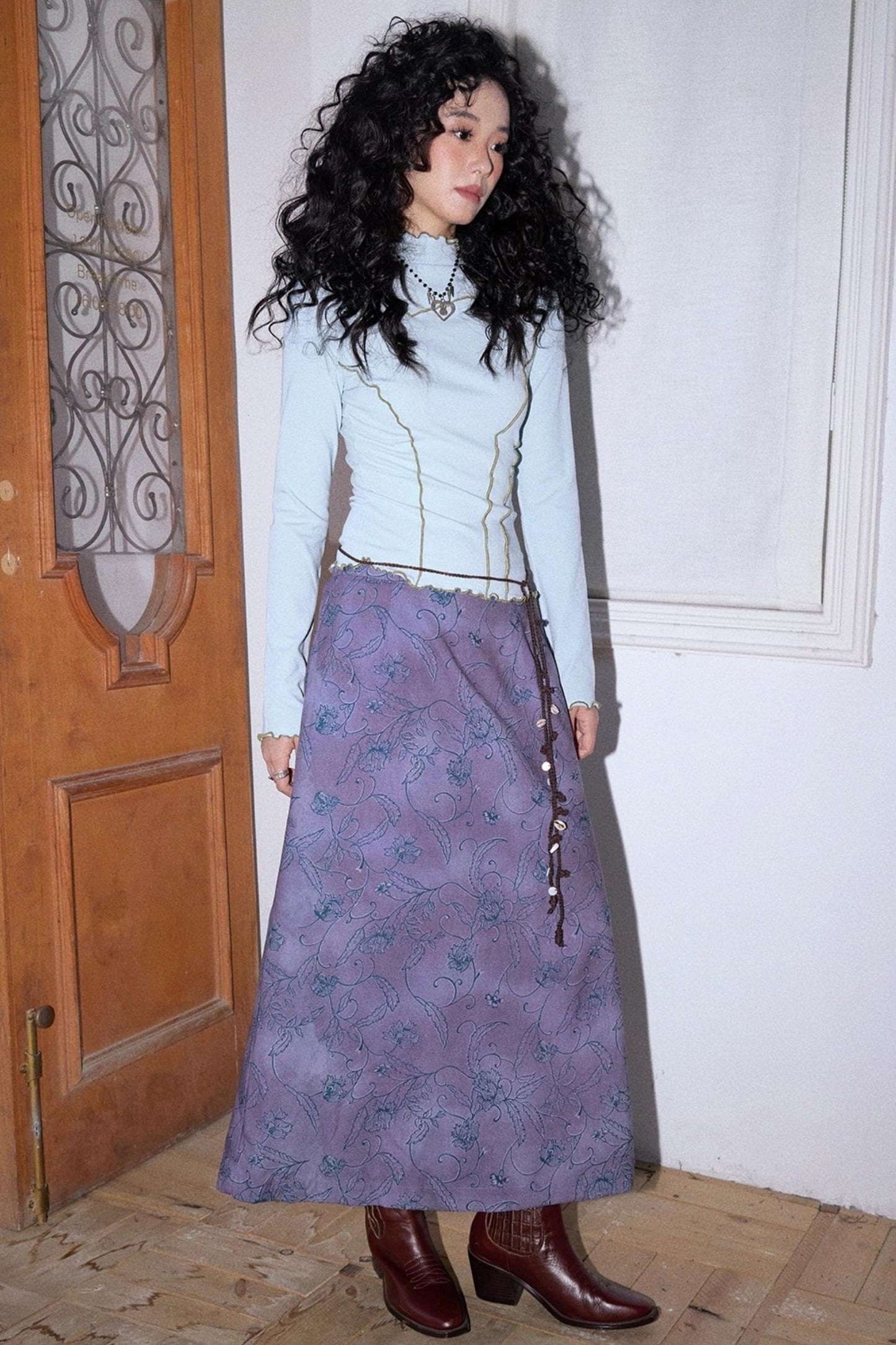 Floral Philosophy Skirt