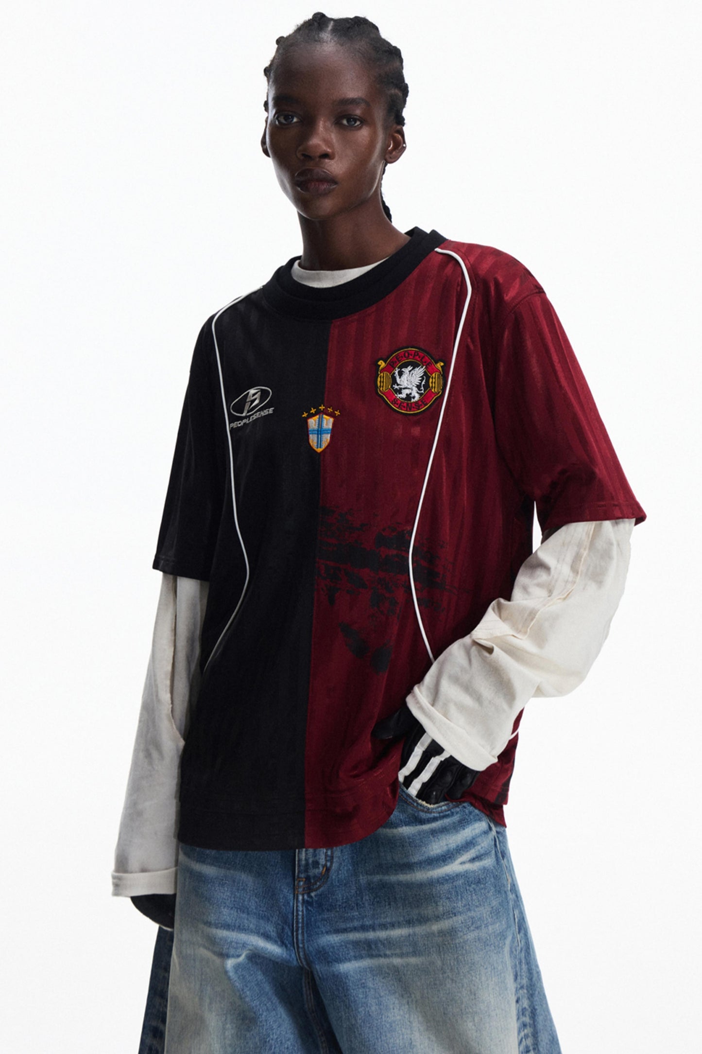 Vintage Soccer Racing Jersey Top