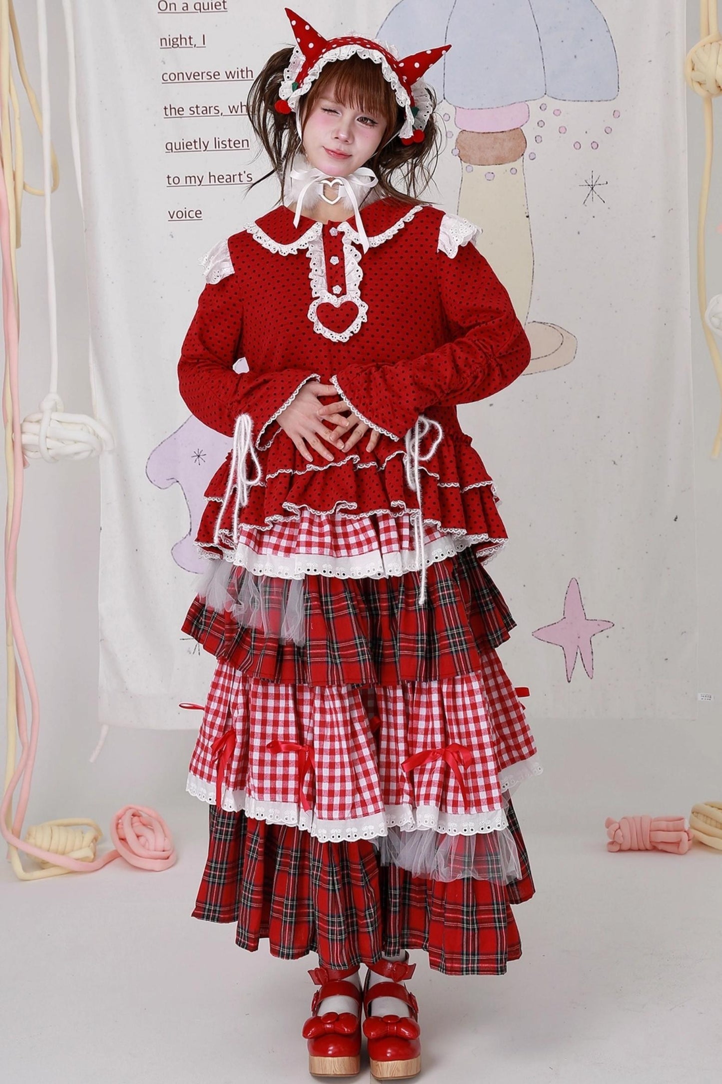 Christmas Girl Fleece Top