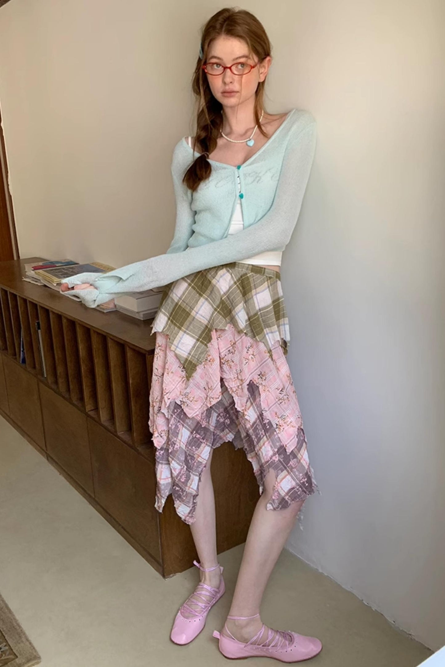 Summer Chic Checkered Skirt