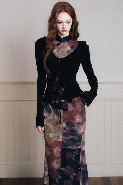 Vintage Chinese Cheongsam Dress