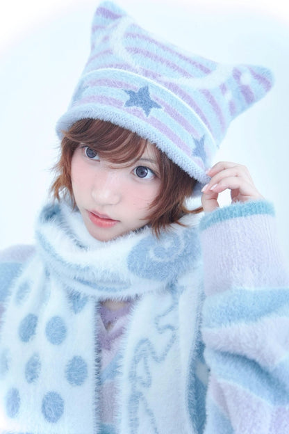 Mink Fringe Reverbial Scarf