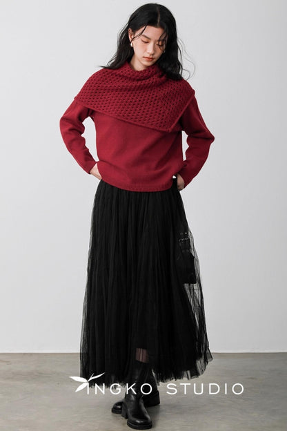 Flowing Cloud Gauze Skirt