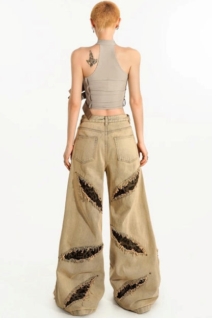 High-Waist Wide-Leg Jeans