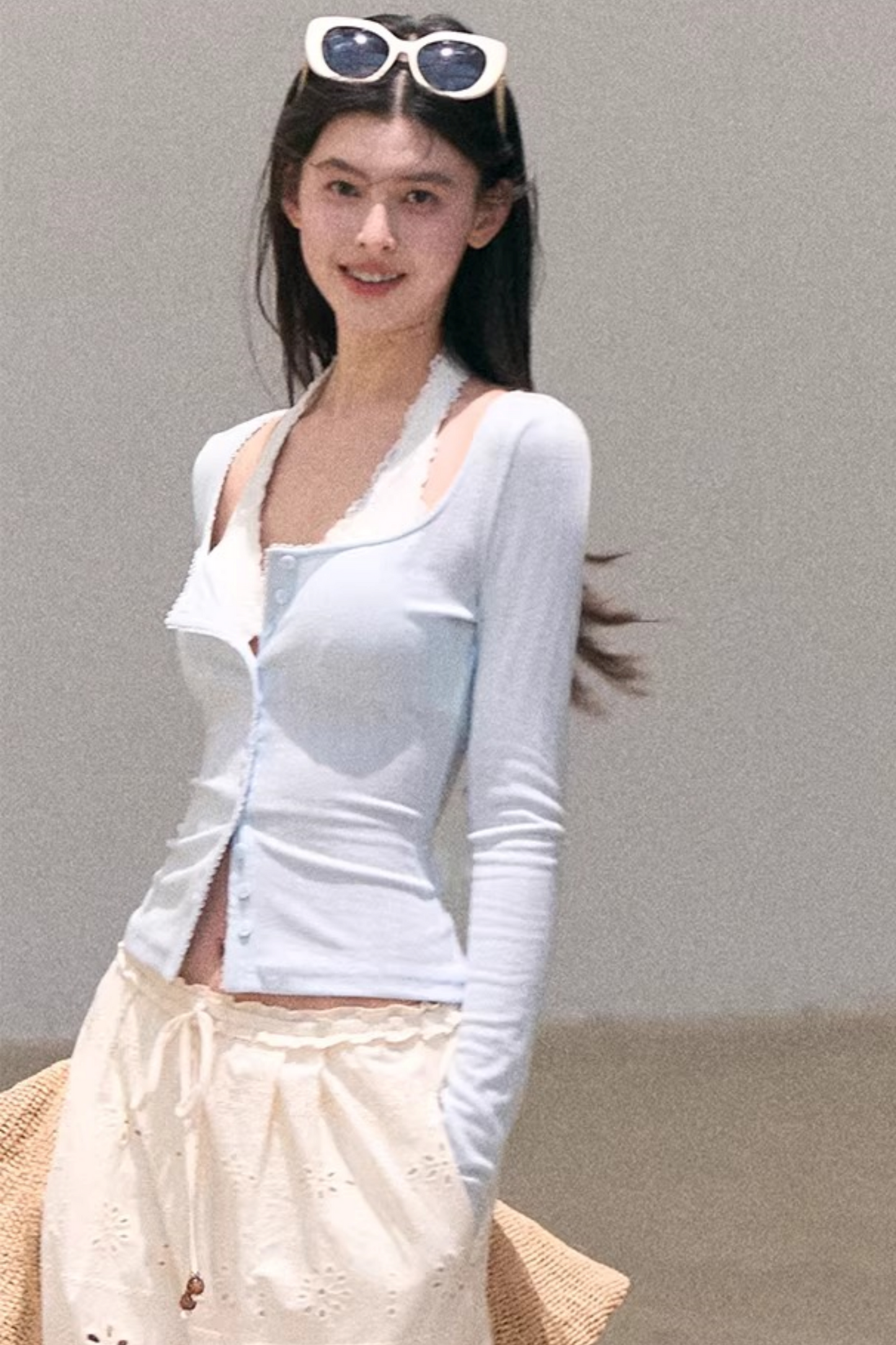 Pure Cotton Embroidered Pants