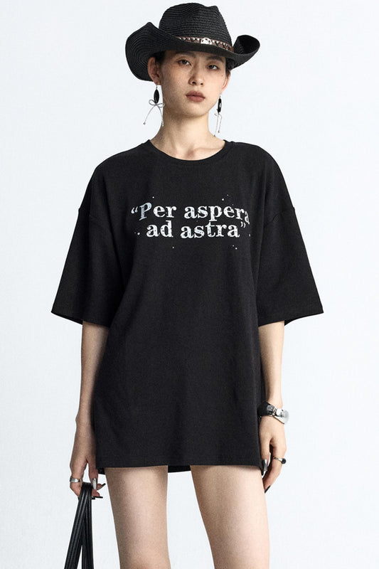 Mottled Chic Slouchy Tee