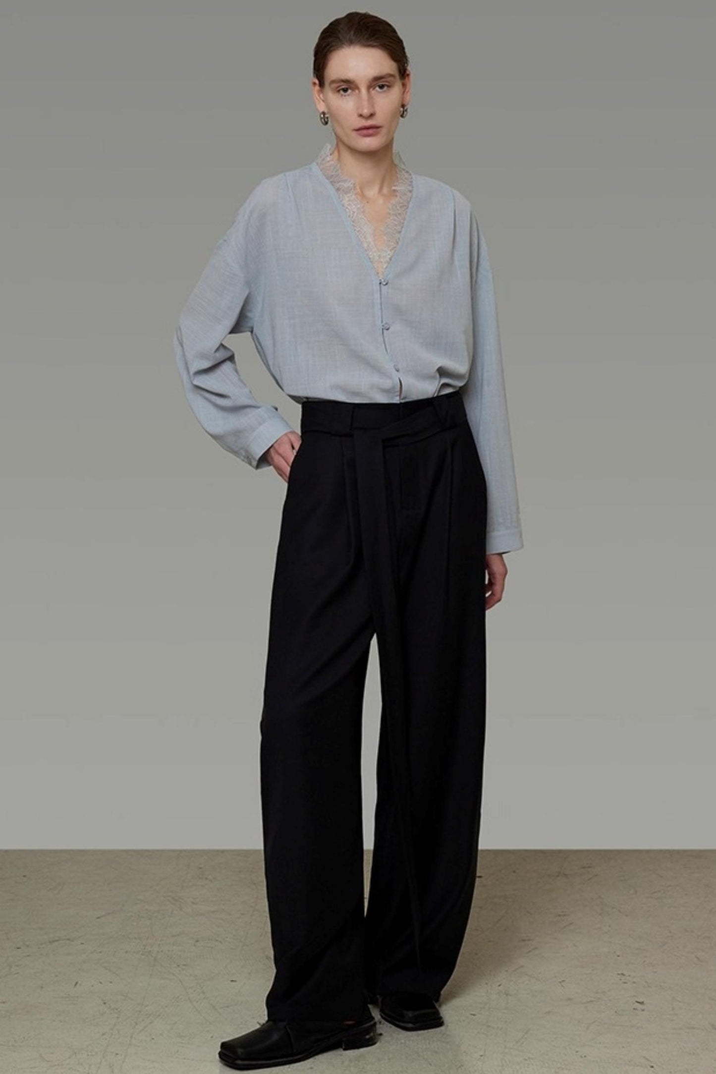 Autumn Lace V-Neck Top